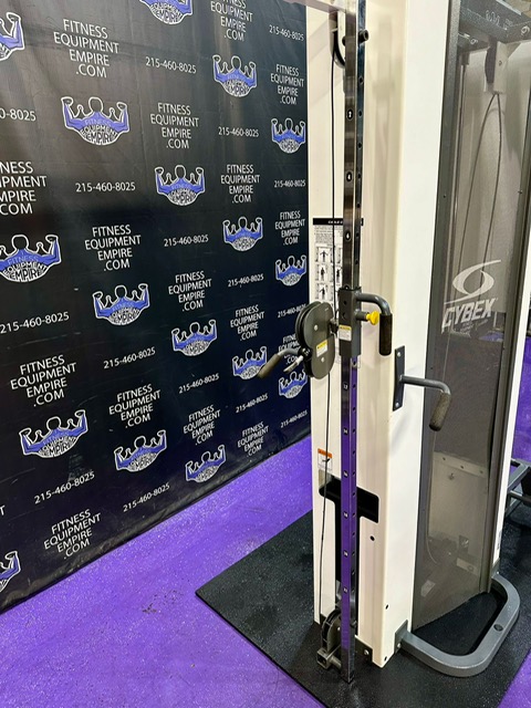 063e0a4d-8784-4cef-98f3-172d76004f72 Cybex Modular 3 Stack Dual Pulley Cable Crossover Jungle Gym w / Low Row & Pull-up