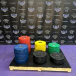 Hammer Strength Olympic Bumper Plate Lot Hammer Strength Olympic Bumper Plate Lot
