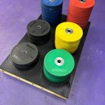 Hammer Strength Olympic Bumper Plate Lot Hammer Strength Olympic Bumper Plate Lot