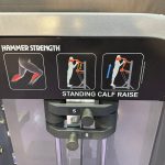 Hammer Strength Standing Calf Raise w/400 lb. Stack