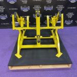 Hammer Strength ISO Lateral Ground Base Deadlift Shrug Squat Lunge Row Combo