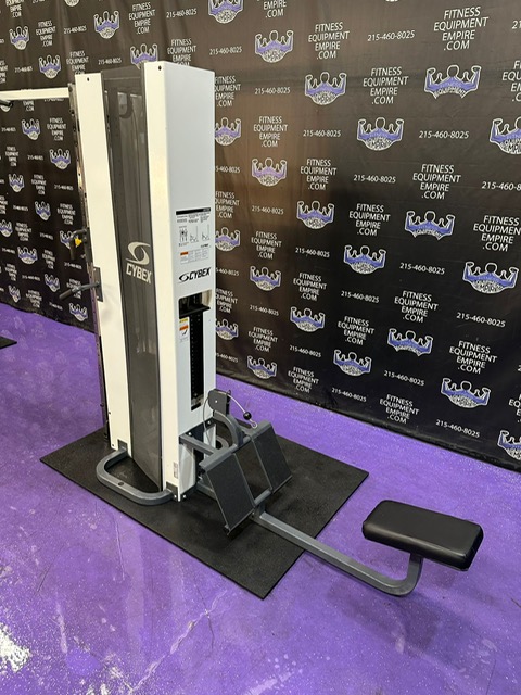 9c88f411-5a57-416e-8a8d-988267577592 Cybex Modular 3 Stack Dual Pulley Cable Crossover Jungle Gym w / Low Row & Pull-up