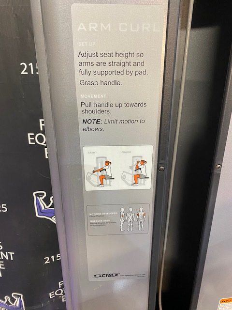 IMG_2069 Cybex Bicep Preacher Cable Curl w / Removable Attachments