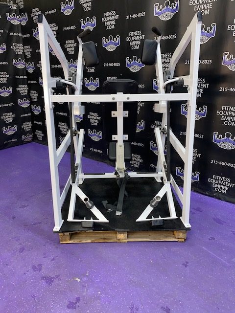 IMG_2256 Hammer Strength ORIGINAL FIRST GENERATION Plate Loaded ISO Lateral Pullover- Rare