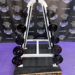 GP American Barbell URETHANE EZ curl & Straight Bar Set w / Cybex Rack GP American Barbell URETHANE EZ curl & Straight Bar Set w / Cybex Rack