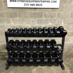 BRAND NEW EMPIRE Rubber Hex Dumbbell Sets & Pairs – Click for Options