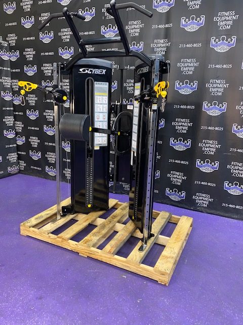 IMG_4958 CYBEX BRAVO 8840 HEAVY TALL CHIN-UP FUNCTIONAL TRAINER – DEMO – MINT