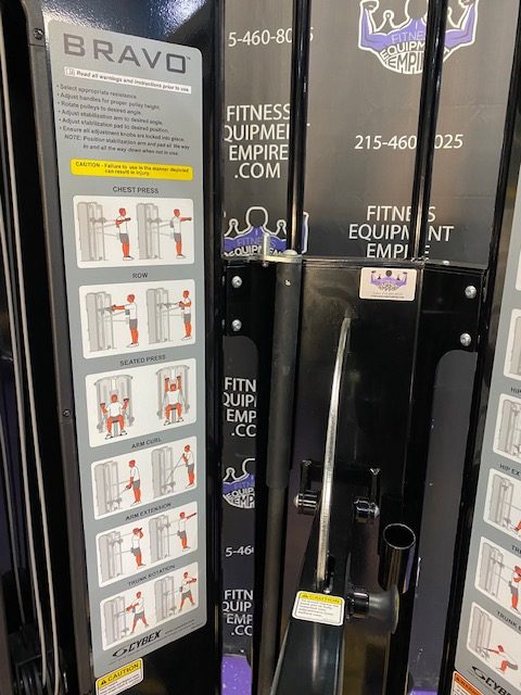 IMG_4960 CYBEX BRAVO 8840 HEAVY TALL CHIN-UP FUNCTIONAL TRAINER – DEMO – MINT