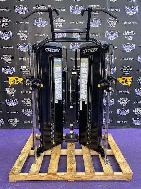 IMG_4962 CYBEX BRAVO 8840 HEAVY TALL CHIN-UP FUNCTIONAL TRAINER – DEMO – MINT