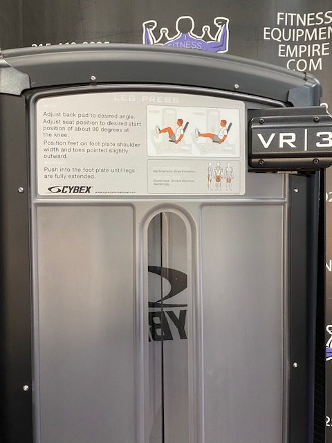 IMG_5752 Cybex VR3 Seated Leg Press