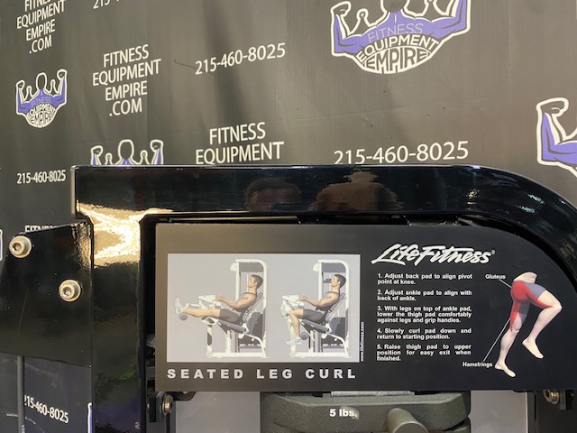 IMG_6128.jpg Life Fitness Pro 2 Leg Extension & Leg Curl Matching Pair w/300 lb. Stacks