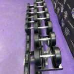 15-50 Lb Round Rubber Covered Dumbbell Sets – BRAND NEW