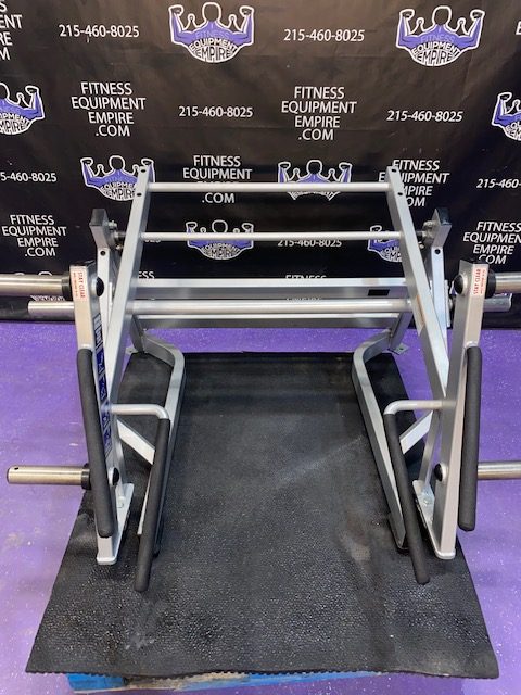 IMG_6387 Hammer Strength Ground Base Deadlift Shrug Squat Lunge Row Combo Machine