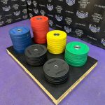 Hammer Strength Olympic Bumper Plate Lot Hammer Strength Olympic Bumper Plate Lot