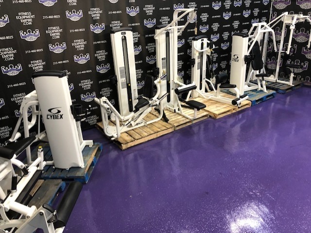 download (10) Cybex VR1 7 Unit Total Body Strength Circuit – Current Models