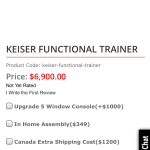 Keiser Infinity Functional Trainer