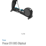 Precor EFX 885 Elliptical w/Converging Crossramp and P82 Console – Newest Model – $12k Retail