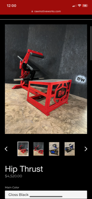 image1.png RAW MOTIVE WORKS HIP THRUST – MINT