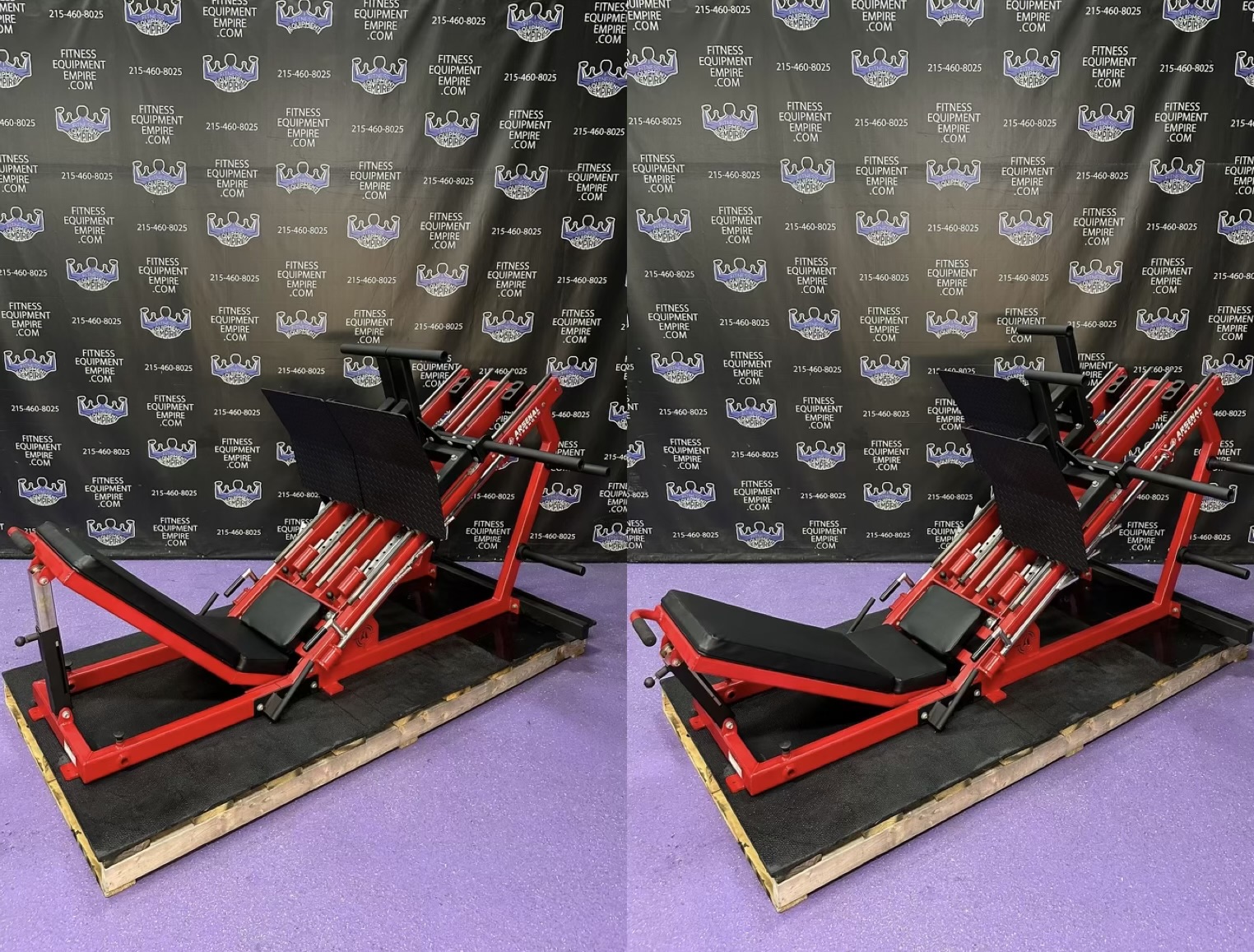 photo-output-1.jpg Nebula Arsenal 35 Degree Linear Leg Press w / ISO Option – Refurbished- Way Below Retail – Avoid 60 Week Lead Time
