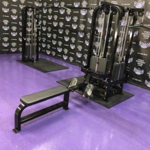 Empire 5-Stack Jungle Gym Dual Adjustable Pulley Cable Crossover