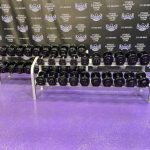 GP Urethane 5-100 lb. Prostyle Dumbbell Set w/Cybex Pro Racks GP Urethane 5-100 lb