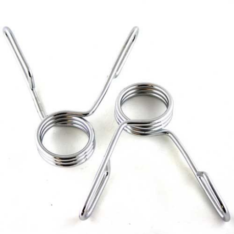 web1-458x458-3.png Olympic Barbell & Curl Bar Weight Clip Spring Collars Pair – New