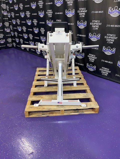 web10-24 Bodymasters LE 411 45 Degree Super Seated Leg Press – RARE