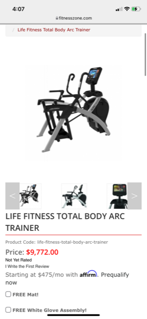 web11-2.png Life Fitness GSC ARC TRAINER w/ C Console – Newest & Current Model – Super Clean