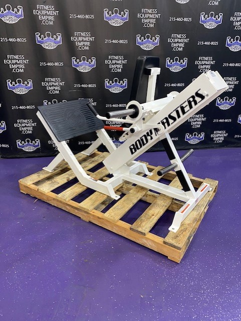web11-24 Bodymasters LE 411 45 Degree Super Seated Leg Press – RARE