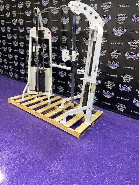 web11-26 Hoist Dual Adjustable Pulley Functional Trainer w/Pull-up Bar