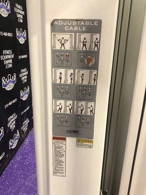 web12-2 Cybex Eagle NX Dual Adjustable Pulley Cable Crossover – Newest Model