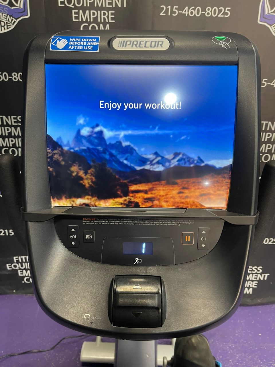 web12-5-11.jpg Precor RBK 885 V2 Recumbent Bike with P82 Console – Demo – Newest Model