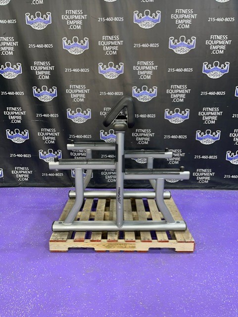 web13-12-4.jpg Life Fitness Signature Series Double Sided Standing Preacher & Spider Curl