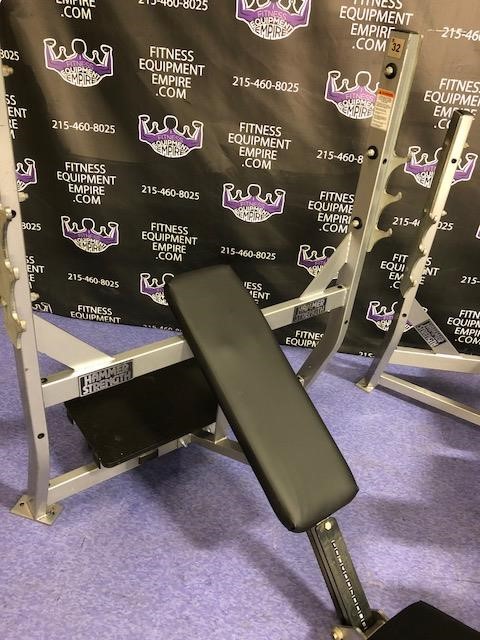 web13-14-2.jpg Hammer Strength Olympic 3 Piece Bench Set Incline – Decline – Flat