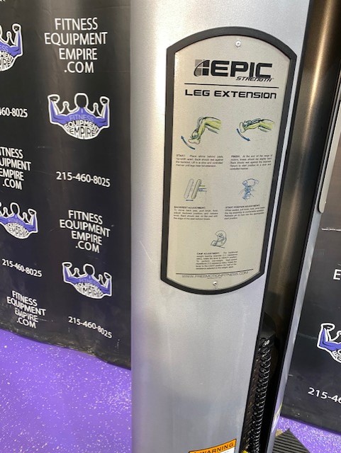 web13 FreeMotion Leg Extension w/ROM