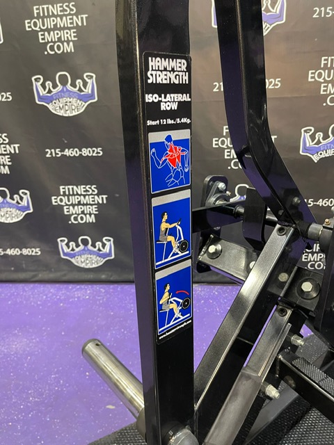 web13-2 Hammer Strength ISO Lateral Multi Grip Row – Newest Style