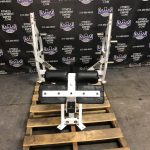 Hammer Strength Olympic Decline Bench Press w/Plate Storage Hammer Strength Olympic Decline Bench Press w/Plate Storage