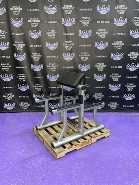 web14-11-4.jpg Life Fitness Signature Series Double Sided Standing Preacher & Spider Curl