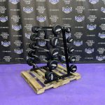 BRAND NEW Empire Rubber Covered Fixed Straight Bar Set 20-110 lbs. in 10’s w/Rack