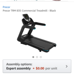 Precor TRM833 Treadmill w/P30 Console