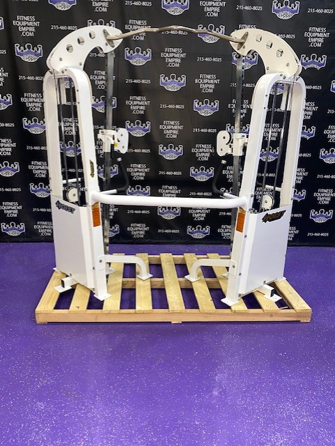 web14-22 Hoist Dual Adjustable Pulley Functional Trainer w/Pull-up Bar