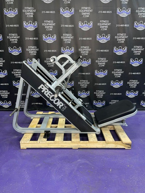 web15-11-3.jpg Precor Icarian 601 45 Degree Plate Loaded Linear Leg Press Extra Loading Horn