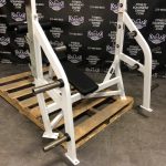 Hammer Strength Olympic Decline Bench Press w/Plate Storage Hammer Strength Olympic Decline Bench Press w/Plate Storage