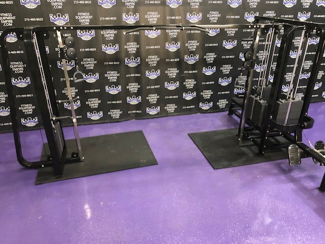 web15-5 Empire 5-Stack Jungle Gym Dual Adjustable Pulley Cable Crossover – BRAND NEW