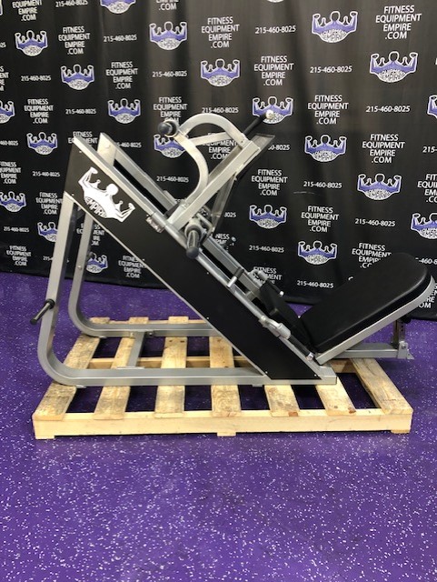 web16-16 BRAND NEW Empire 45 Degree Linear Platinum Leg Press – 4 Loading Horns