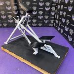 Bodymasters Chest Supported T Bar Lever Row w/Swivel Handles Adjustable Pad & Footplate – RARE