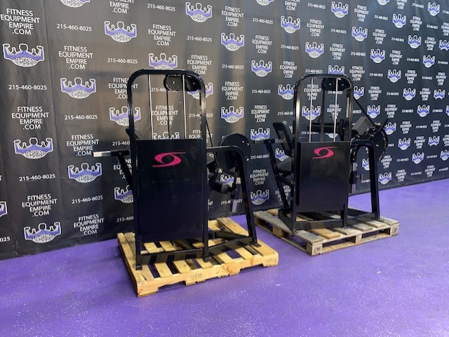 web16-8 Cybex VR2 Leg Extension & Seated Leg Curl Pair