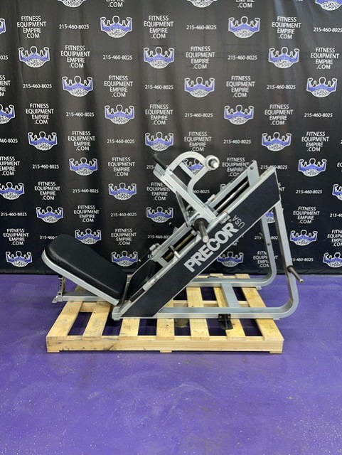 web17-12-2.jpg Precor Icarian 601 45 Degree Plate Loaded Linear Leg Press Extra Loading Horn