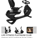 Life Fitness Discover SE3 HD 16 in. Console Captains Chair Recumbent Bike – Highest End Model Available