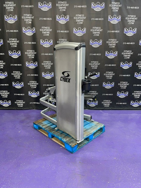web18-17 Cybex VR3 Seated Dip Chest & Tricep Press w/Swivel Handles